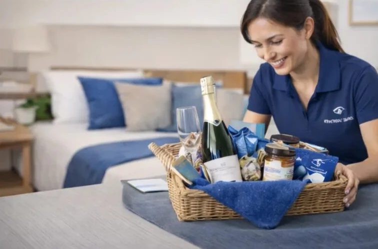 Accueil voyageurs : panier de bienvenue